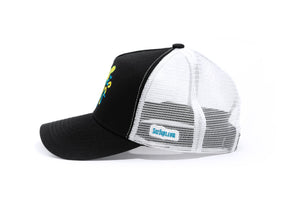 Logo Trucker Hat Black/White mesh