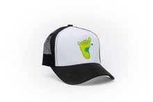 Load image into Gallery viewer, Logo Trucker Hat White/Black Mesh
