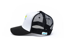 Load image into Gallery viewer, Logo Trucker Hat White/Black Mesh
