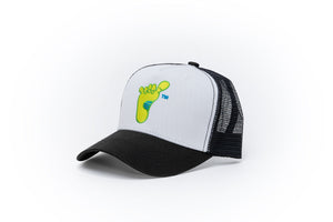 Logo Trucker Hat White/Black Mesh